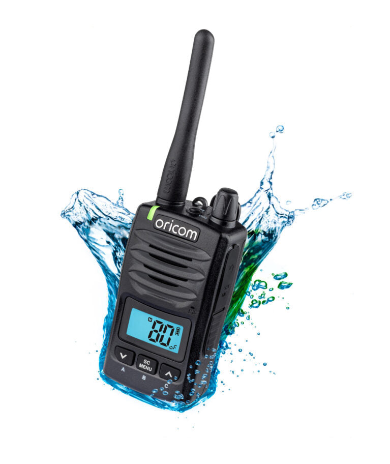 DTXTP600 5 Watt IP67 Waterproof Handheld UHF CB Radio Trade Pack (Twin Radios)