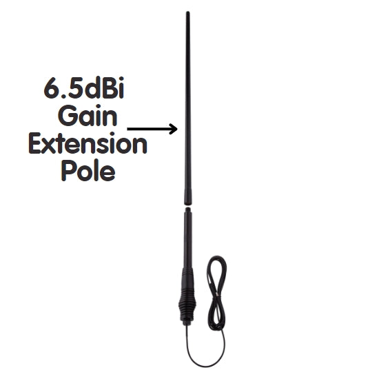 ANU1200 2-in-1 All-Terrain UHF CB Antenna for low/high gain (3dbi/6.5dbi)