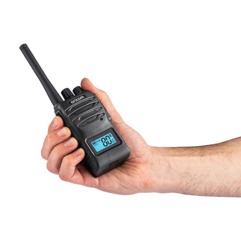 UHF5400BK-SPK 5 Watt Handheld UHF CB Radio with Speaker Microphone