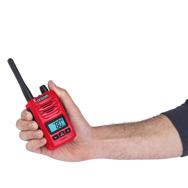 DTX600 Red Waterproof IP67 5 Watt Handheld UHF CB Radio