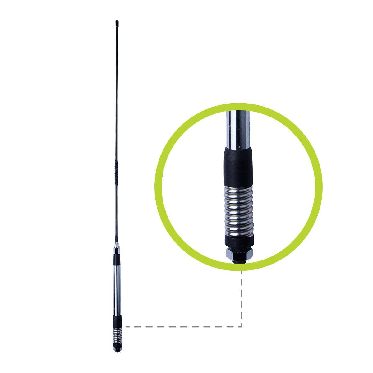 ANU210 6.5dBi UHF CB Antenna