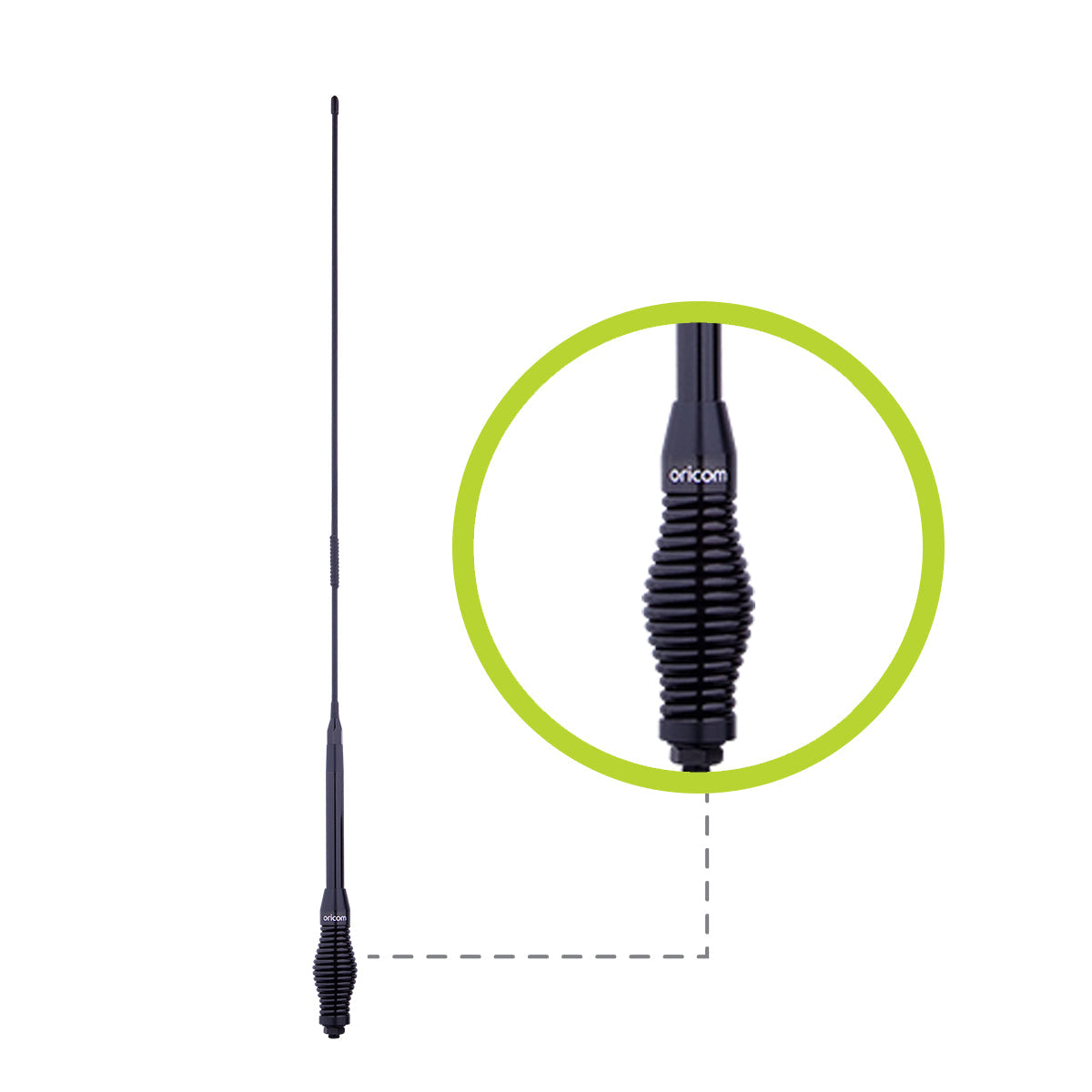 ANU230 6.5dBi UHF CB Antenna