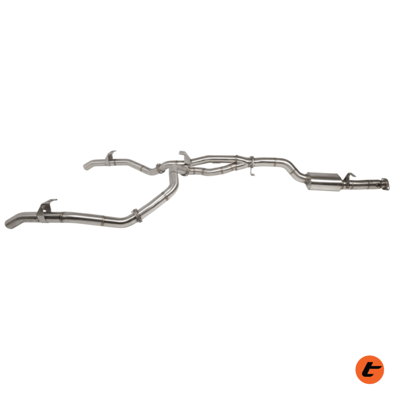 3.5" DPF Back Exhaust Twin 3" L/R Exit - Toyota - 79 Series 4.5L V8 TD Single Cab DPF 08/2016