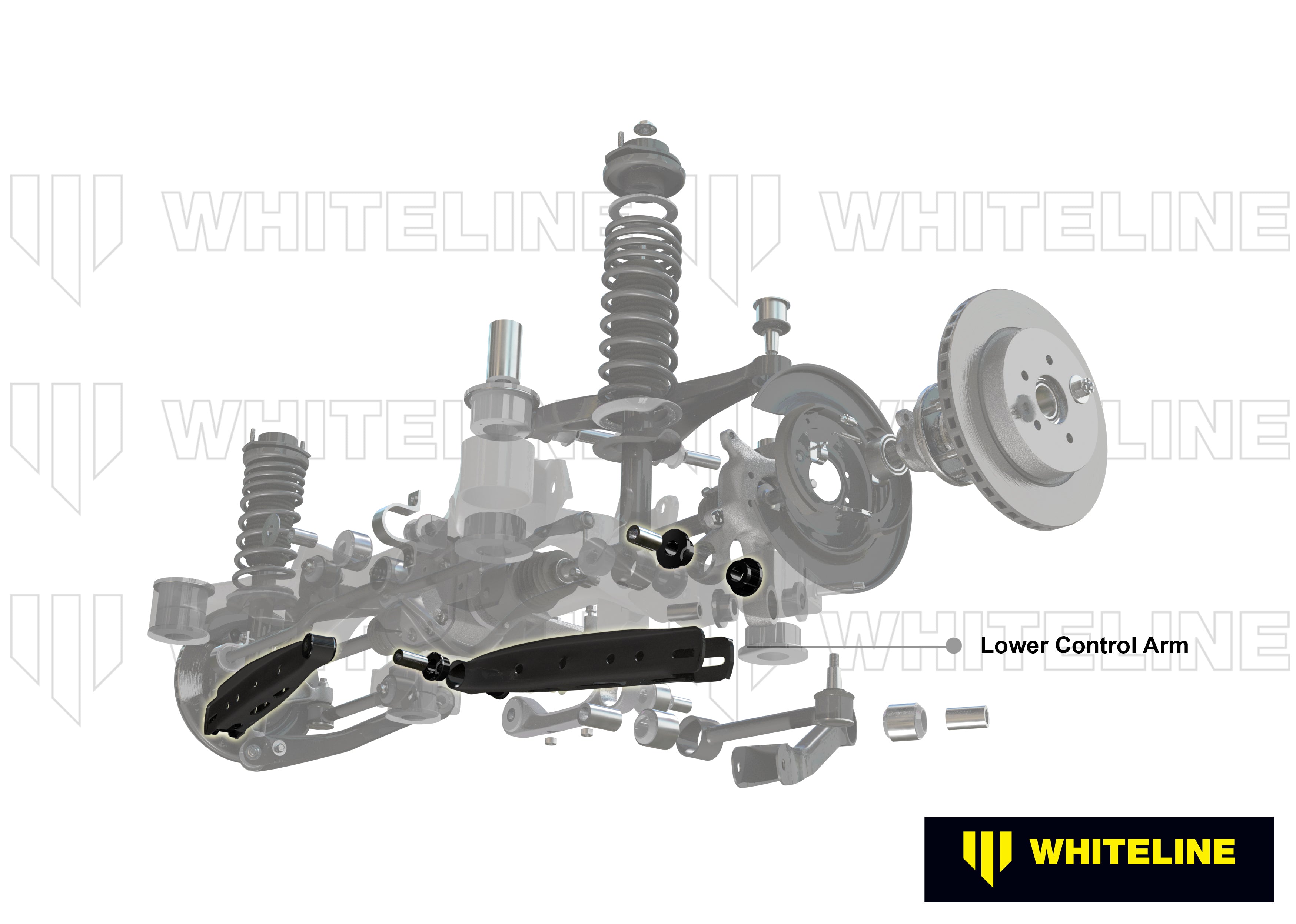 Rear Control Arm Lower Rear - Arm to Suit Subaru BRZ, Forester, Impreza, Levorg, Liberty and Toyota 86 (KTA216A)