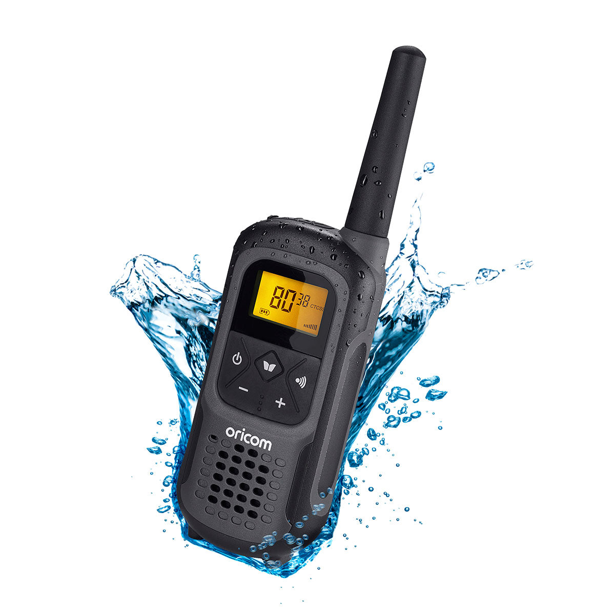 UHF2500 2 watt Waterproof Handheld UHF CB Radio Single Pack