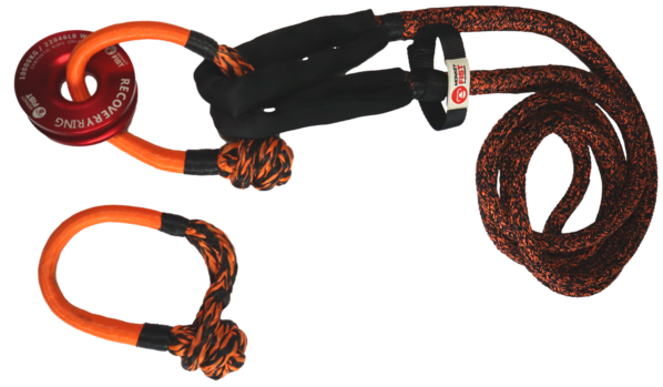 Carbon 4m 14000kg Bridle Rope, 2 x Soft Shackle, Recovery Ring Combo Deal