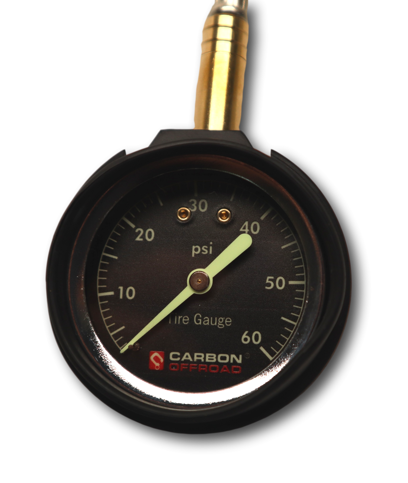 Carbon Offroad Speedy Tyre Deflator / Pressure Gauge Analogue or Digital