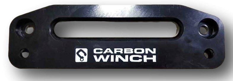 Carbon Winches Australia 20mm multi-fit Fairlead Black Anodised - Carbon Offroad