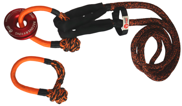 Carbon 4m 14000kg Bridle Rope, 2 x Soft Shackle, Recovery Ring Combo Deal