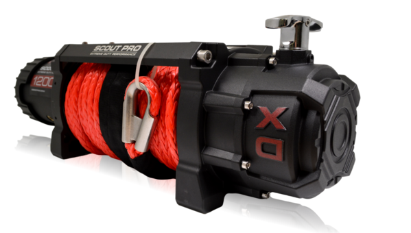 Carbon Scout Pro 12.0 Extreme Duty 12000lb Fast Electric Winch V2