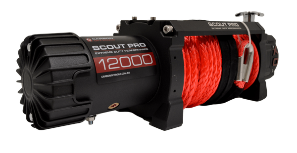 Carbon Scout Pro 12K Winch and Recovery Kit Combo