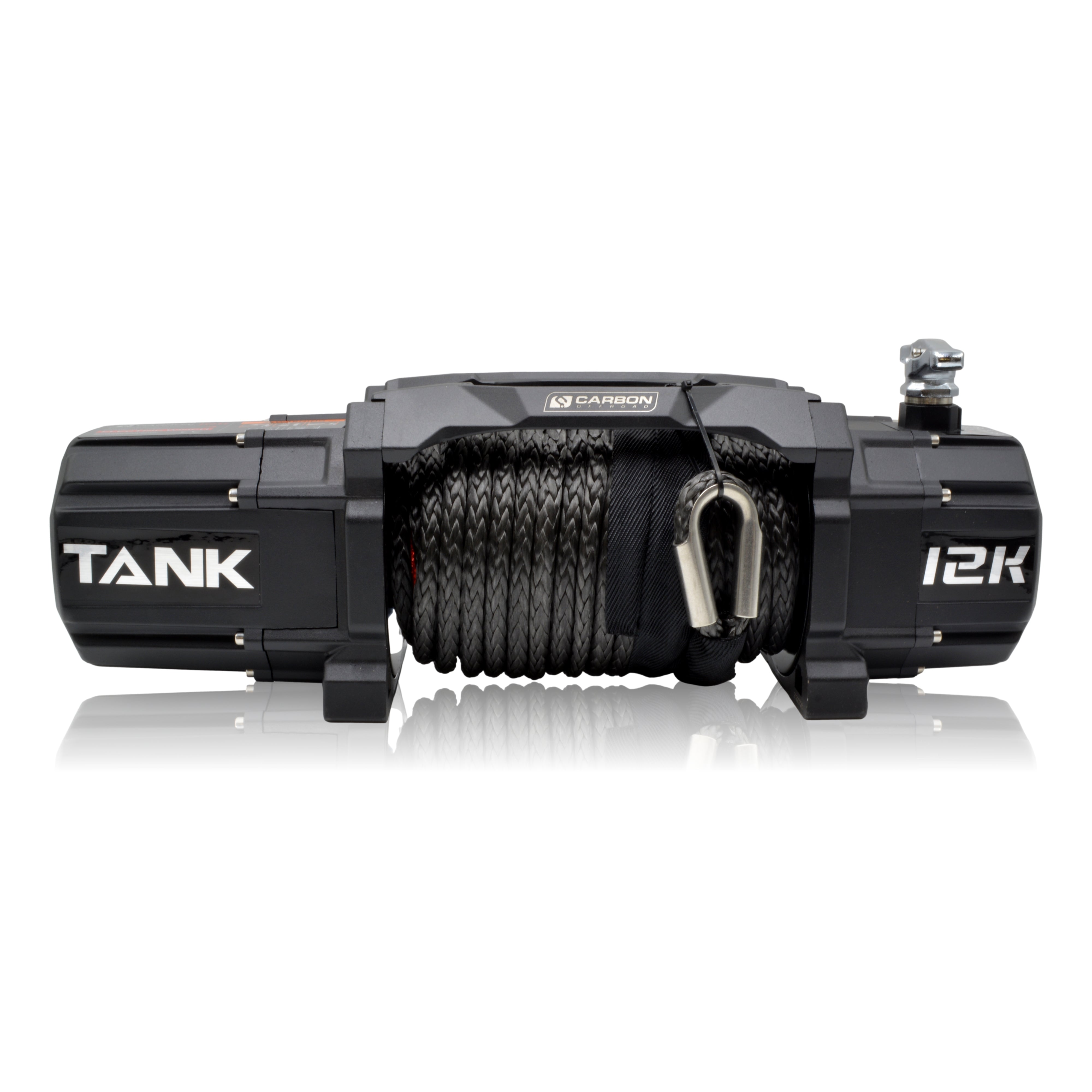 Carbon Tank 12000lb 4x4 Winch Kit IP68 12V