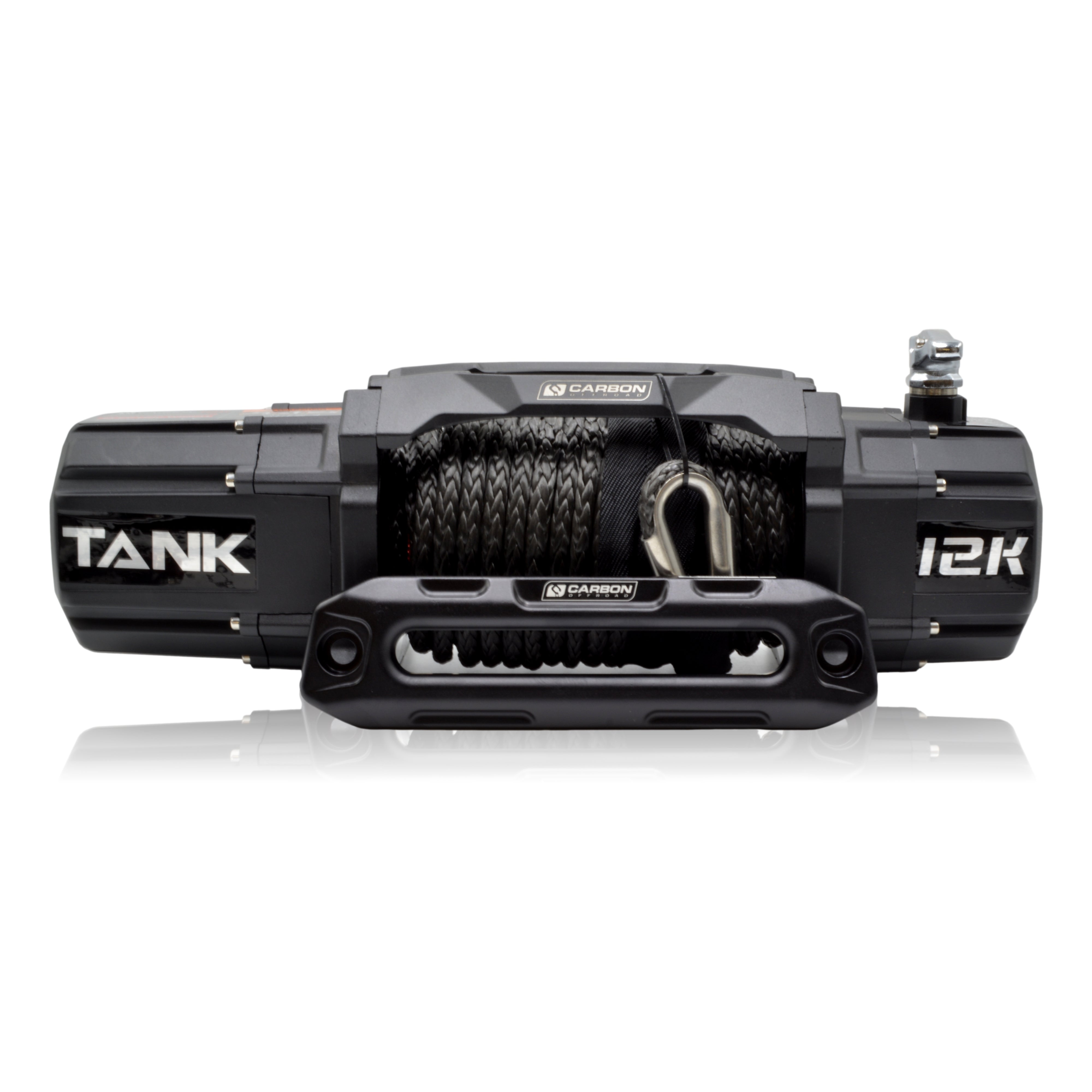 Carbon Tank 12000lb 4x4 Winch Kit IP68 12V