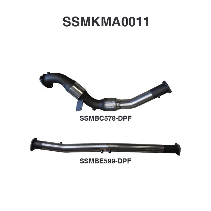 BT50 3.2L DPF Delete ONLY With Cat - 2016 Onwards (SSMKMA0011)