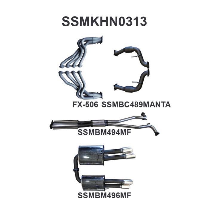 WM Statesman 2.5in With Extractors Muffler/Muffler (SSMKHN0313)