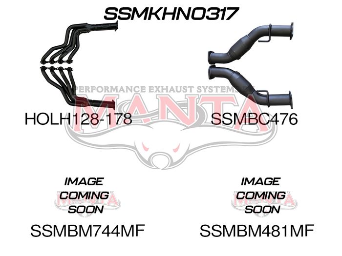 WM Statesman Caprice 3in With 1 7/8 in Extractors Muffler/Muffler (SSMKHN0317)