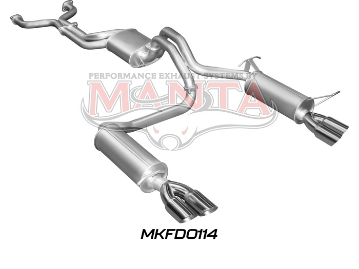 BA BF V8 Sedan 2.5in L & R CatBack Muffler/Muffler (MKFD0114)