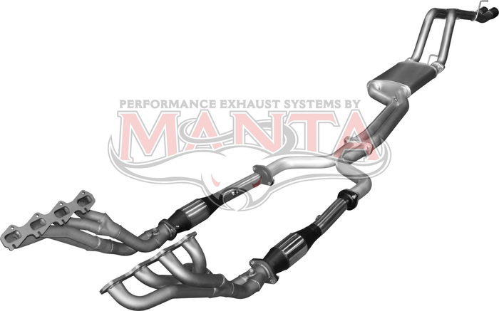 BA BF V8 4V Ute 2.5in Dual With Extractors Muffler/Tailpipe (MKFD0144)