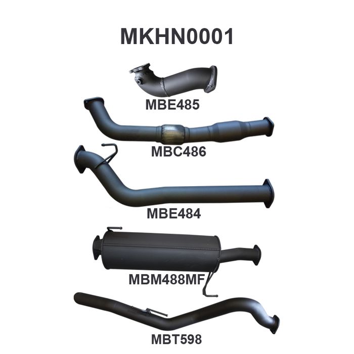 COLORADO RC 3.0L 08 - 10 LWB WITH CAT & WITH MUFFLER (MKHN0001)