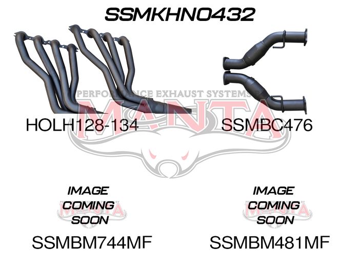 WM Statesman Caprice 3in With 1 3/4 in Extractors Muffler/Muffler (SSMKHN0432)