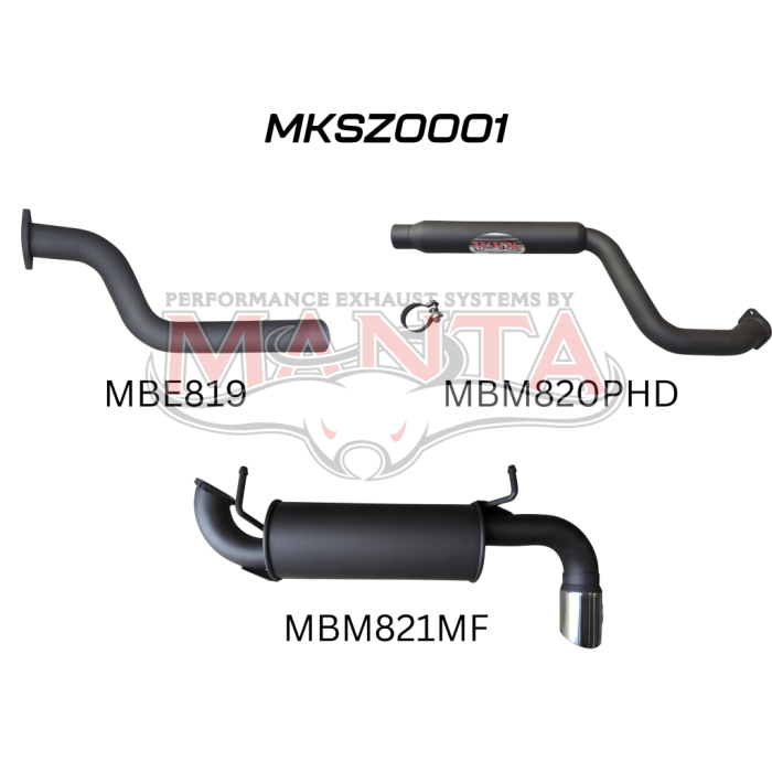 Suzuki Jimny 1.5L Petrol Catback with Centre Hotdog and Rear Muffler